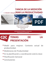 Importancia de La Medición de La Productividad