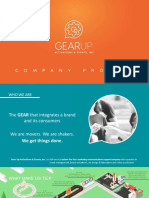 Gear Up Events and Activations - Company Profile 2019 PDF