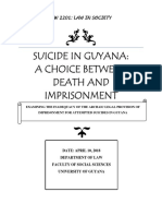 Suicide in Guyana