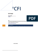 DCF Model Template