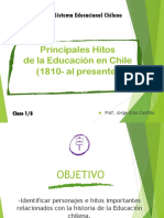 Clase 1 Historia de La Educación en Chile 1810 Al 2019 Parte 1