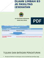 PENGELOLAAN LIMBAH B3 DARI FASYANKES-PERMEN LHK P-56-2015 Edit Baru