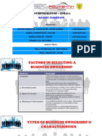 Business Ownership Presentation