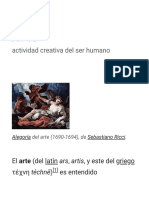 Arte - Wikipedia, La Enciclopedia Libre PDF