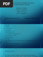 Vande Mataram Degree College Kopar, Dombivli (West) Rahul K.Yadav CLASS:-F.Y.BSC (I.T) ROLL NO:-42 Topic:-Green It