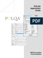 Polqa Application Guide: HEAD Acoustics Documentation