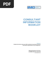 IMO Consultant Information Booklet