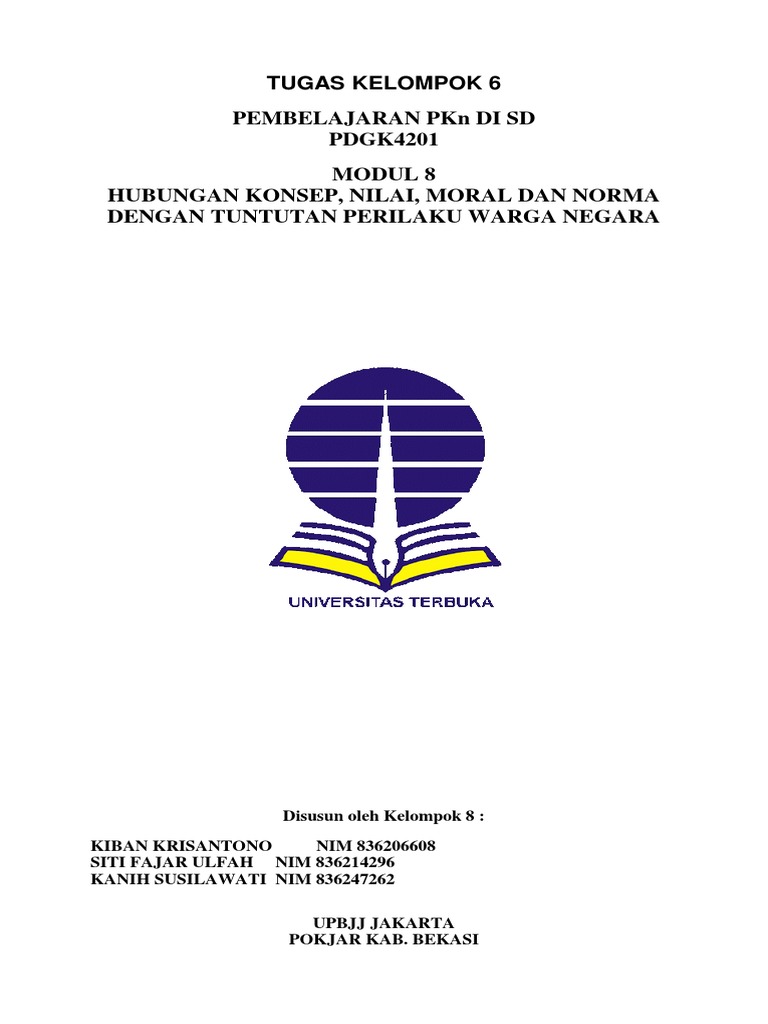 Hubungan Nilai dan Perilaku Warga Negara | PDF
