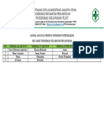 Jadwal Dan Data Peserta Workshop Internalisasi