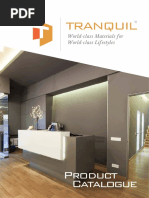 Tranquil - Product Catalogue