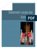 Stokiometri Larutan Kosentrasi PDF