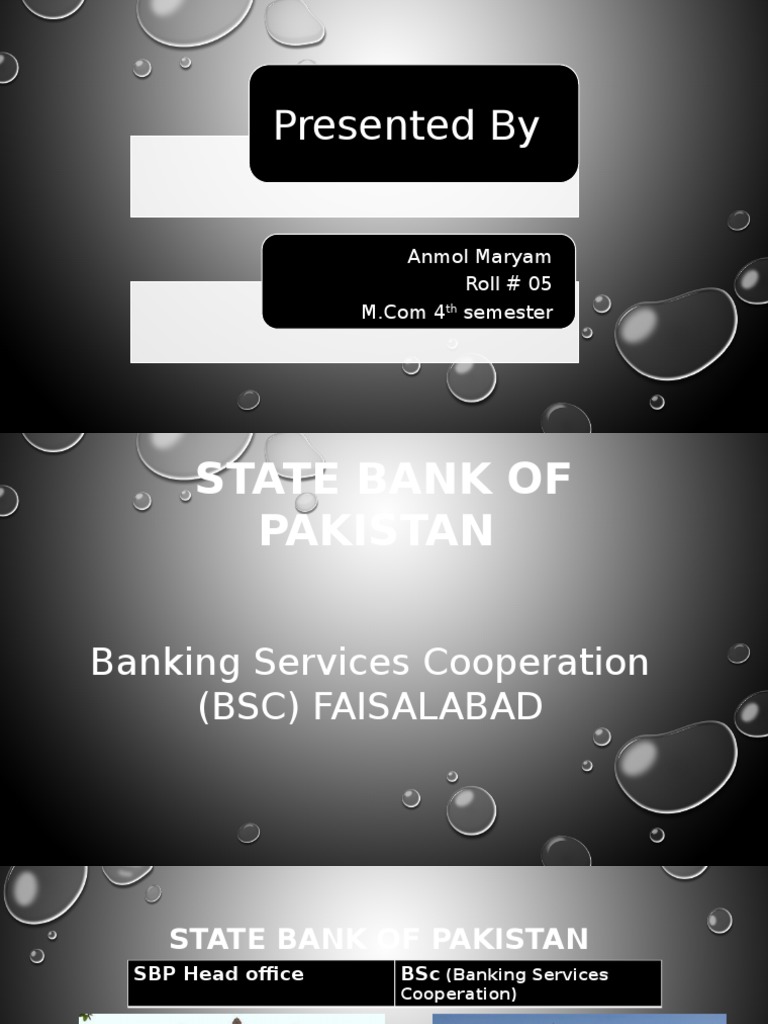 State Bank of Pakistan BSC FSD | PDF | Bonds (Finance) | Taxes