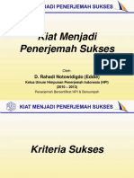 Kiat Menjadi Penerjemah Sukses PDF