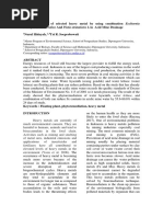 Phytoremediation of Selected Heavy Metal by Using Combination Ecchornia Crassipes (Mart.) Solms and Pistia Stratatiotes L in Acid Mine Drainage