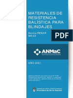 Materiales de Resistencia Balistica