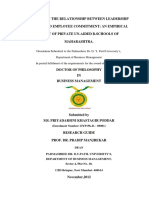 A Study of The Relationship Between Leadership Styles and Employee Commitment An Empirical Study of Private Un Aided B Schools of Maharashtra Priyadarshini Poddar PDF