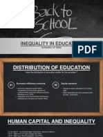 Inequality in Education: Scenario of India GROUP-11