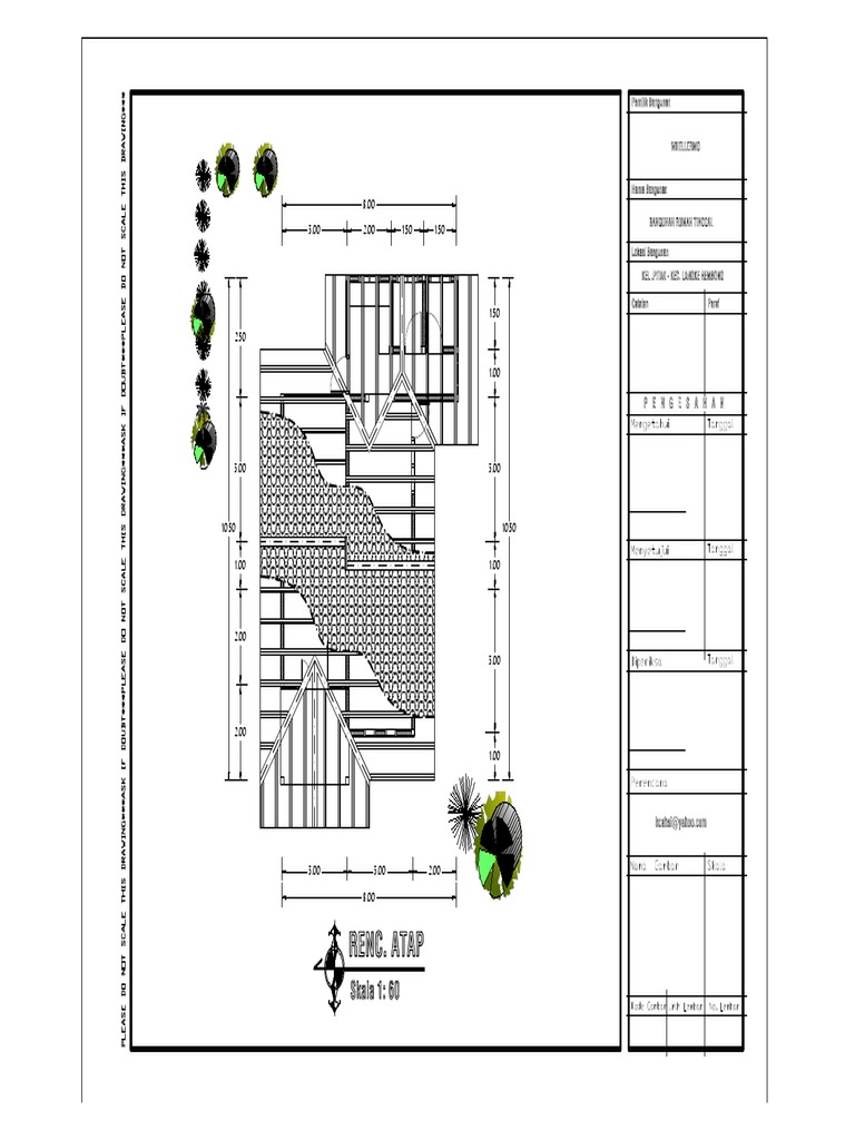 Denah Atap Denah Atap