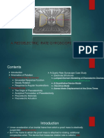 A Piezoelectric Rate Gyroscope: Manish Kumar Gautam M.Tech (Sensor Technology)