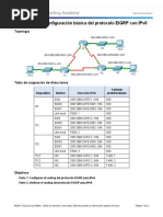 6.4.3.4 Packet Tracer - Configuring Basic EIGRP With IPv6 Routing Instructions PDF