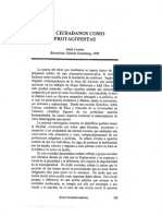 Los Ciudadanos Como Protagonistas PDF