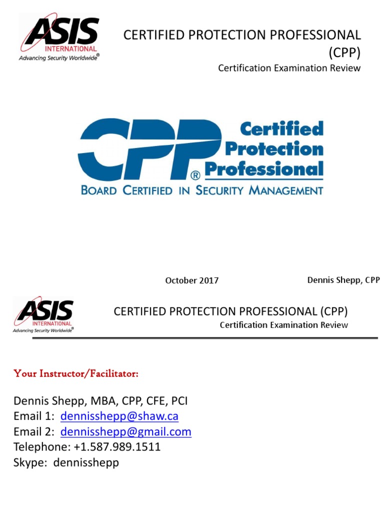 ASIS-CPP Fragen Und Antworten