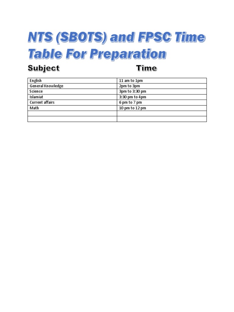 Daily Class Schedule Overview | PDF | Foreign Language Studies