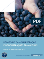 2012 Relatorio Da Administra o e Demonstra Es Financeiras PDF