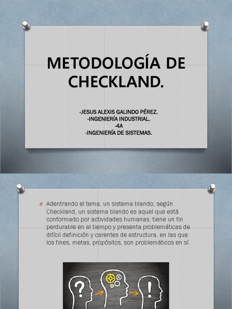 Metodología de Checkland | PDF | Visión del mundo | Teoría