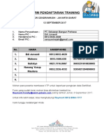 MasPro Training - Form Pendaftaran