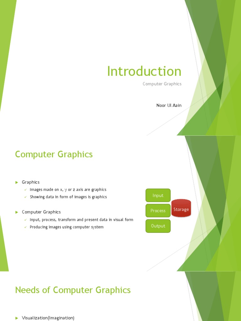 Overview of Computer Graphics Concepts | PDF