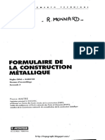 Formulaire de La Construction Metallique PDF