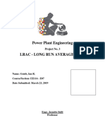 Power Plant Engineering: Project No. 3