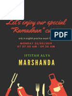 Let's Enjoy Our Special "Ramadhan" Cuisine: Marshanda