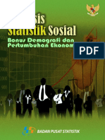 Watermark - Analisis Statistik Sosial (Bonus Demografi Dan Pertumbuhan Ekonomi) PDF