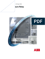 ABB Sudden Pressure Relay PDF
