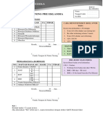 Tabel Skrining Pre Eklamsia