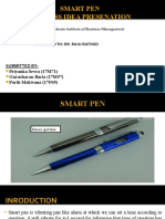 Smart Pen Business Idea Presenation: G. H. Patel Postgraduate Institute of Business Management