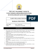 Try Out Bahasa Indonesia SD 2015 2016 PDF