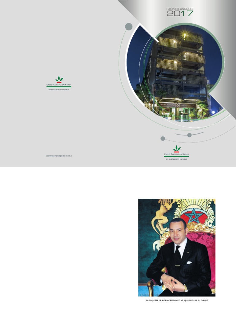 Rapport Annuel 2017 Du Credit Agricole Du Maroc Maroc Banques