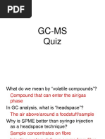 GC-MS Quiz - Rob