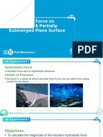 LX 1 - Hydrostatic Force on Submerged and Partially Submerged Plane Surface