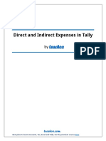 Direct and Indirect Expenses in Tally: Teachoo