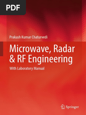 Prakash Kumar Chaturvedi Microwave Radar Rf Engineering 18 Springer Singapore Pdf Radio Propagation Electronic Oscillator