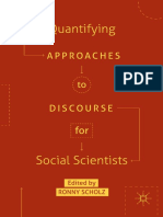 Quantifying Approaches To Discourse For Social Scientists PDF