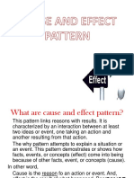 Group 4-Cause and Effect Pattern