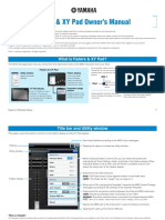 Faders & XY Pad Owner's Manual