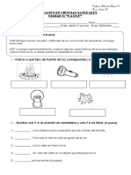 Evaluacion Unidad La Luz