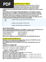 Configure a Kerberized NFS Server in RHEL 7