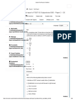 Student Test Report Analysis